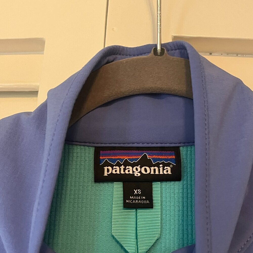 Patagonia women's Adze Hybrid Jacket XS blue mint periwinkle - Picture 4 of 8